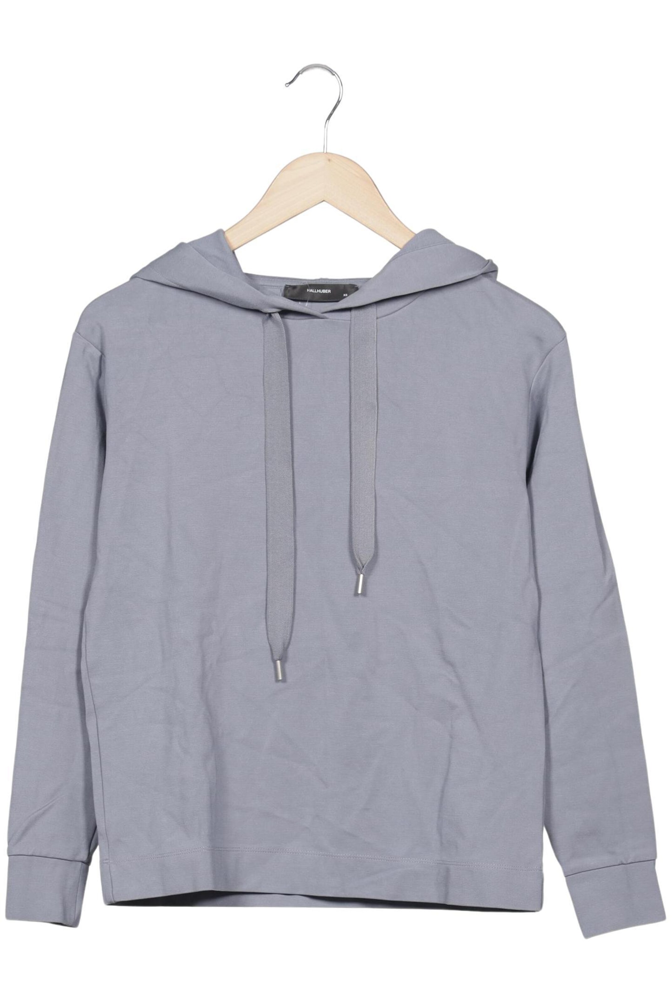 HALLHUBER Sweatshirt & Zip-Up Hoodie in XS in Grey: front