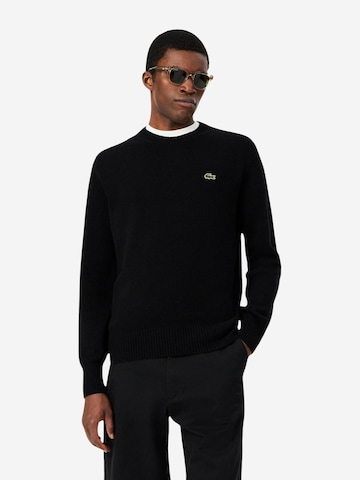 Pullover di LACOSTE in nero: frontale