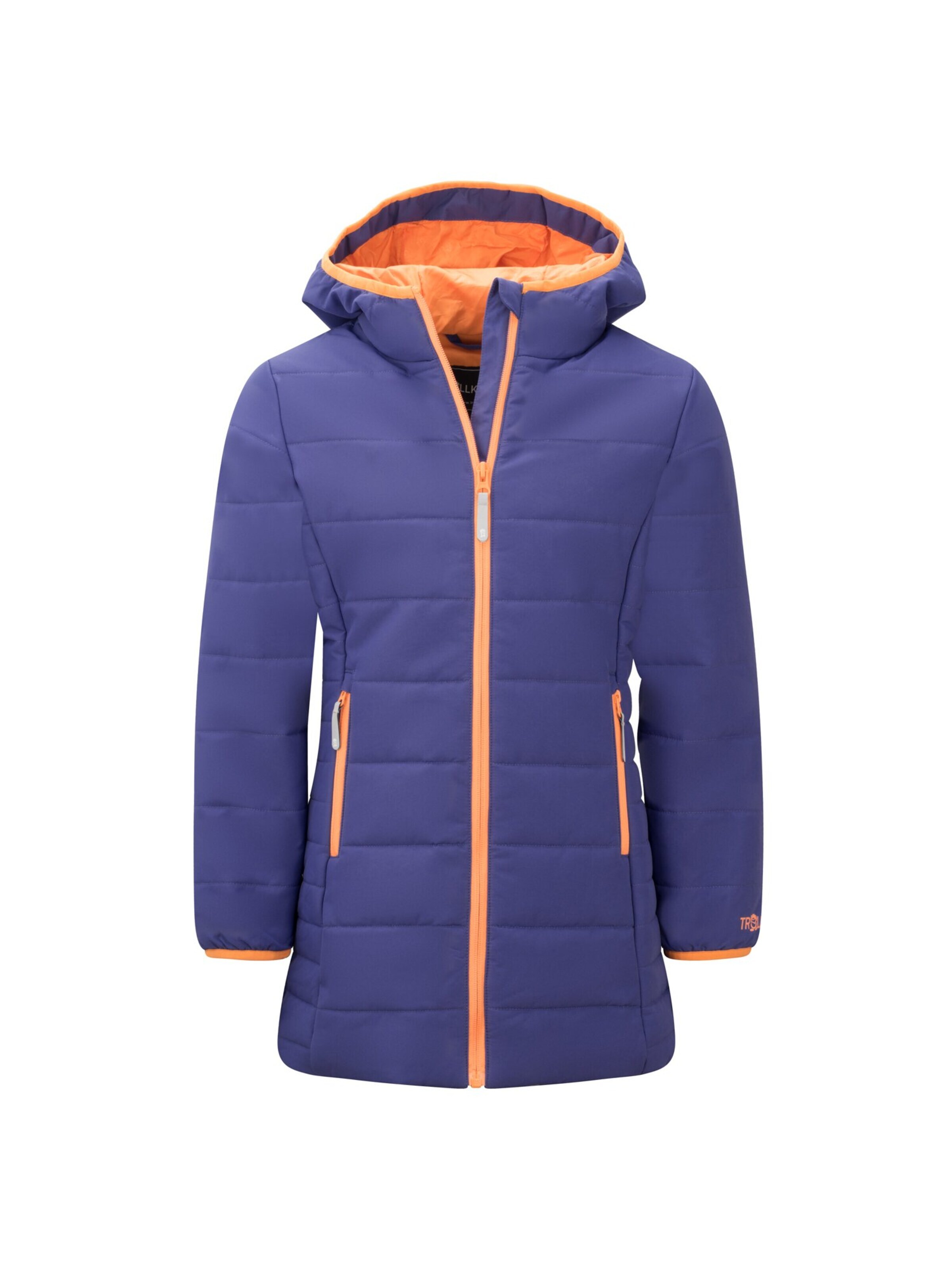 TROLLKIDS Winter Jacket in Purple: front