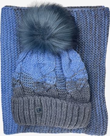 Kumixi Beanie 'Set' in Blue: front