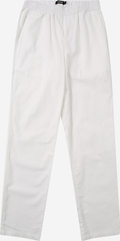 LMTD Regular Broek 'HILL' in Wit: voorkant