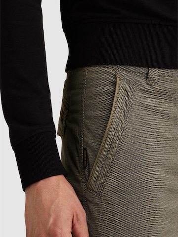 PME Legend - Loosefit Pantalón 'Nordrop relaxed fit cargo pants with allover print' en beige