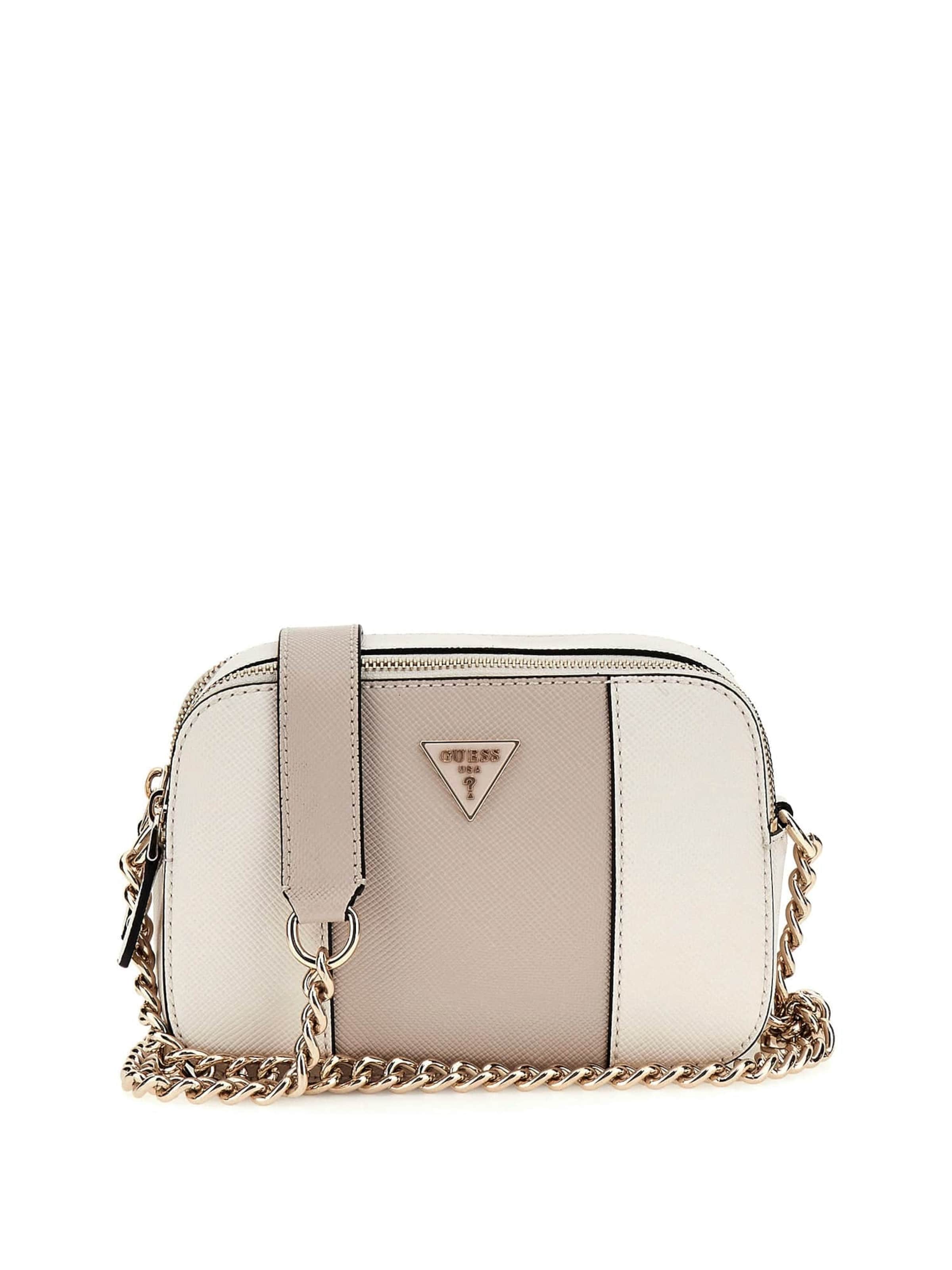 Sac bandoulière 'Noelle' GUESS en beige : devant