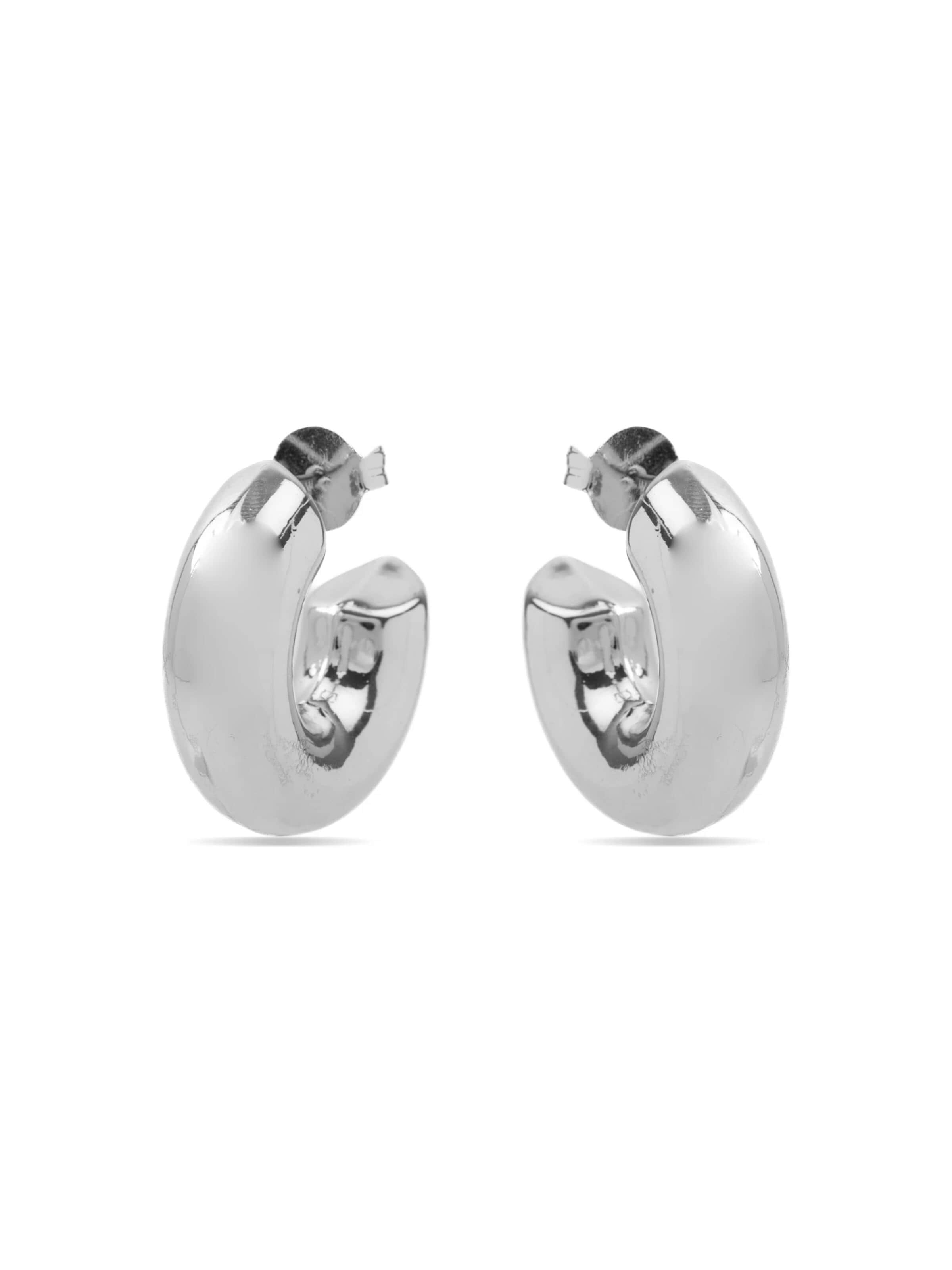LUXBYLUX Earrings in Silver: front