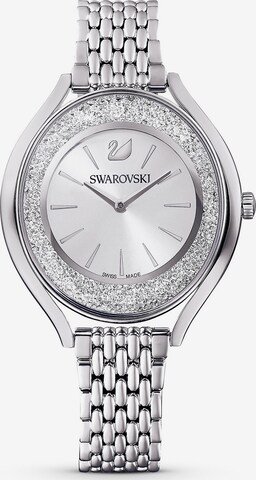 Montre à affichage analogique Swarovski en argent : devant