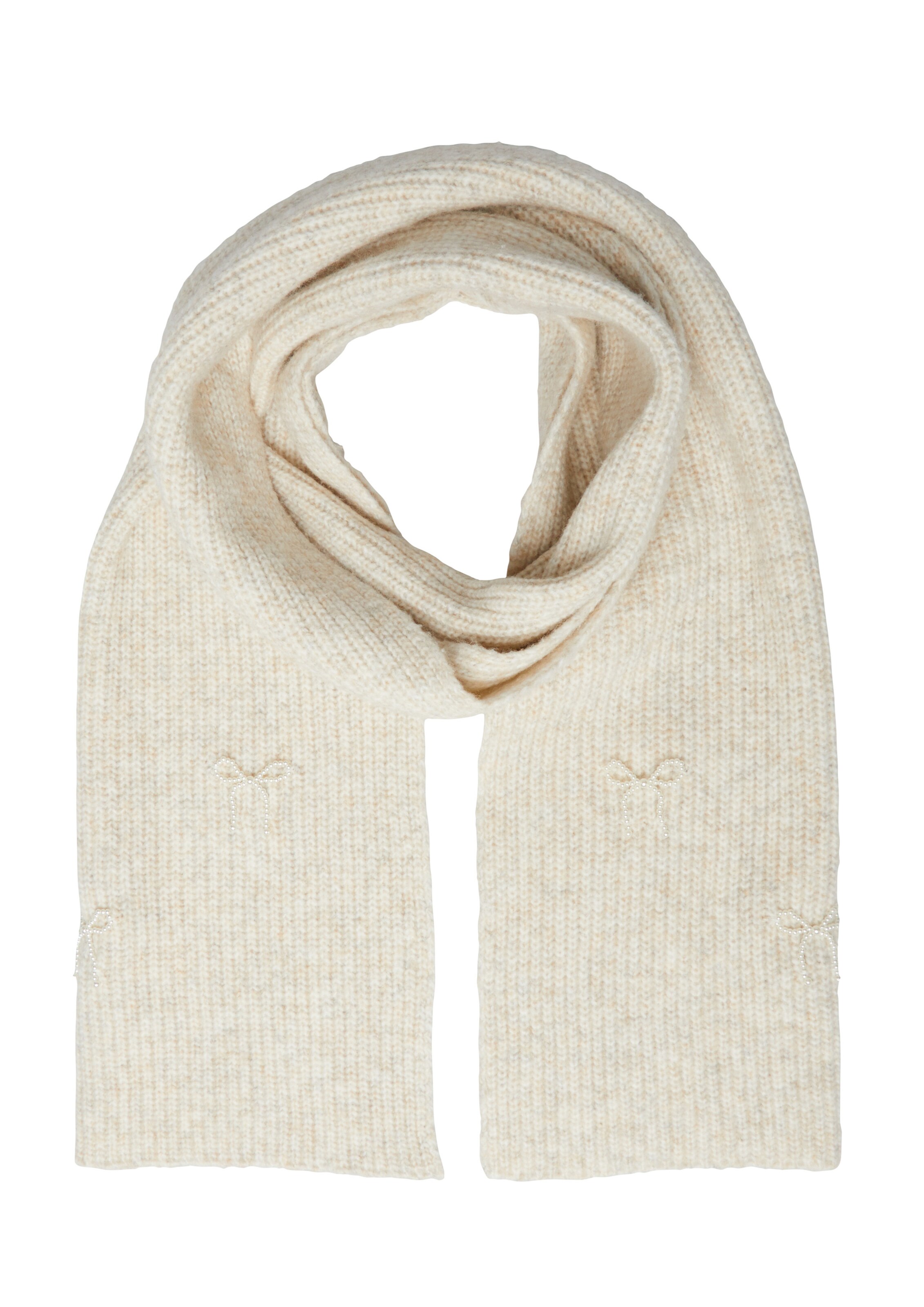 s.Oliver Schal in Beige: Vorderseite