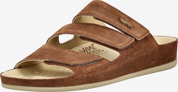 Mule vital en marron : devant