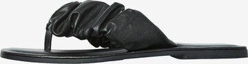 VERO MODA T-Bar Sandals 'RIMA' in Black: front