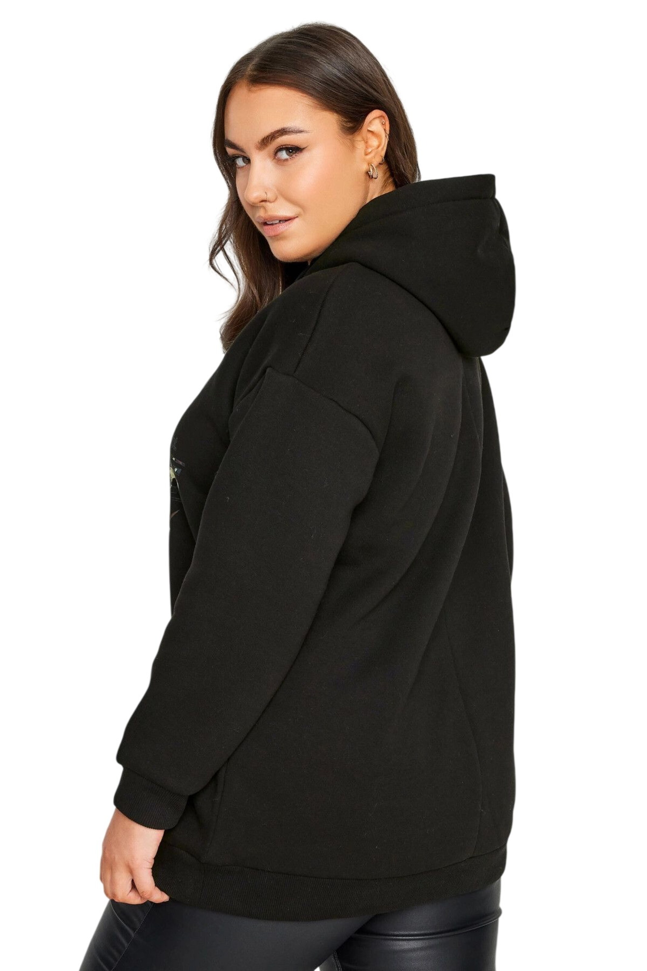 Stil Diva Sweatshirt in Black