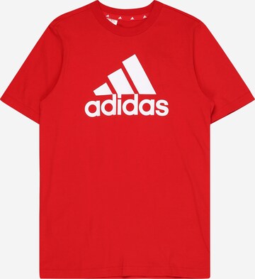 Tricou funcțional 'Essentials Big Logo ' de la ADIDAS SPORTSWEAR pe roșu: față