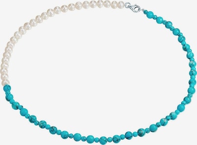 Valero Pearls Chaîne en turquoise / blanc, Vue avec produit