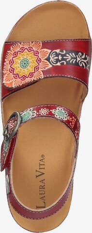 Laura Vita Sandalen met riem in Rood