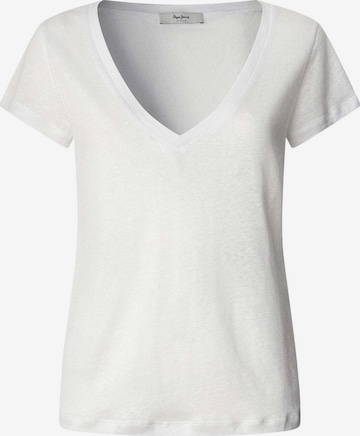 Maglietta 'Megan' di Pepe Jeans in bianco: frontale