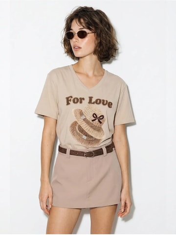 Maglietta 'T-Shirts' di Bianco Lucci in beige