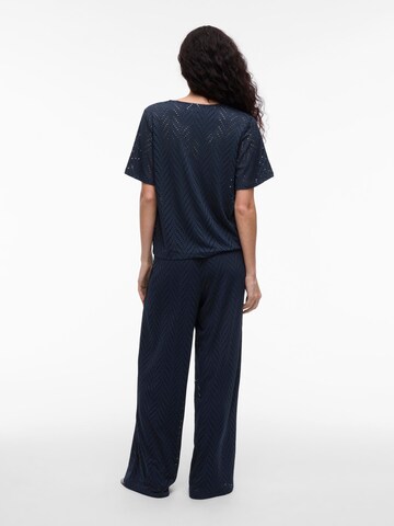 VILA Wide leg Broek 'VIDelaia' in Blauw