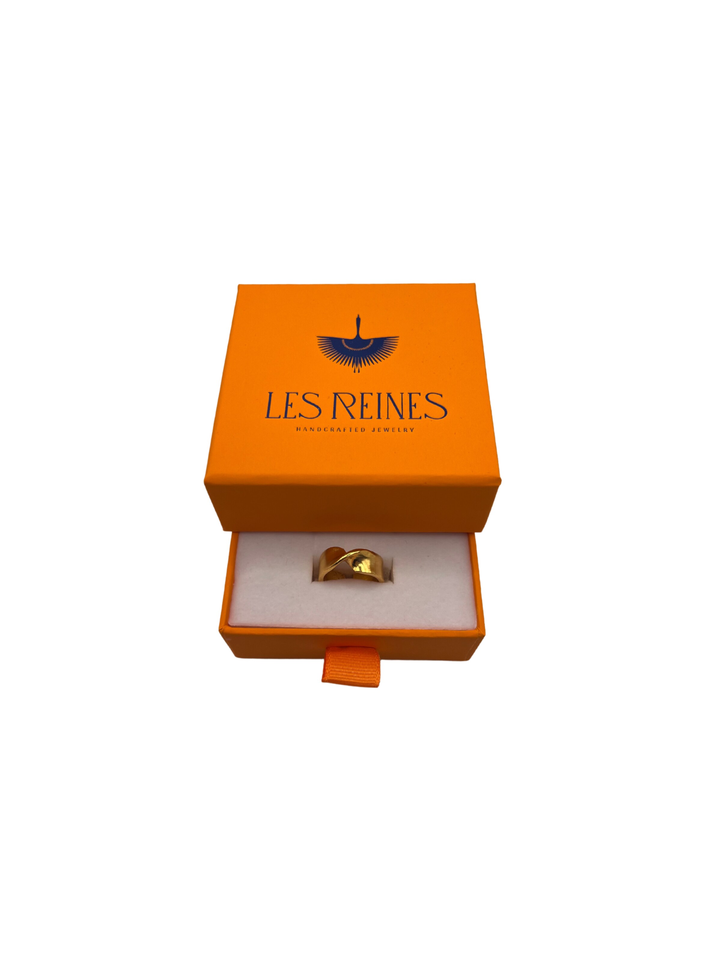 Bague 'Golden Arc Ring' Les Reines en or