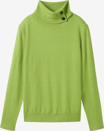TOM TAILOR Trui in Groen: voorkant