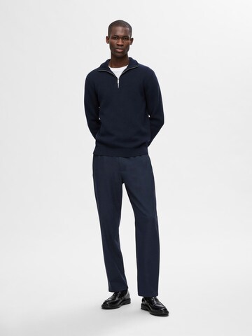 Regular Pantalon 'SLHROBERT' SELECTED en bleu