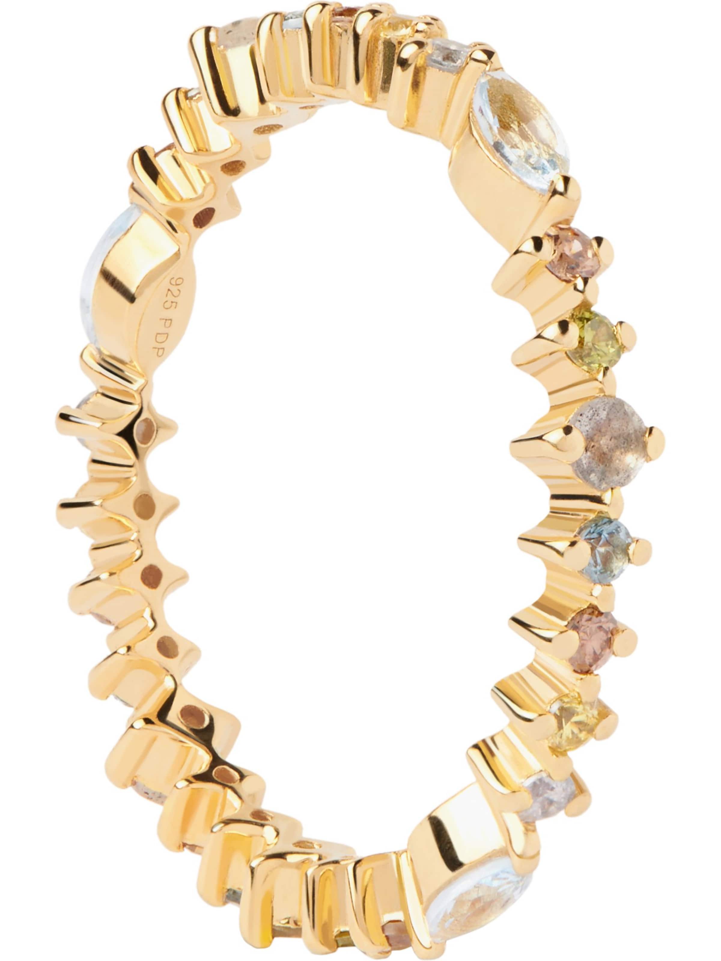 P D PAOLA Ring in Gold: Vorderseite
