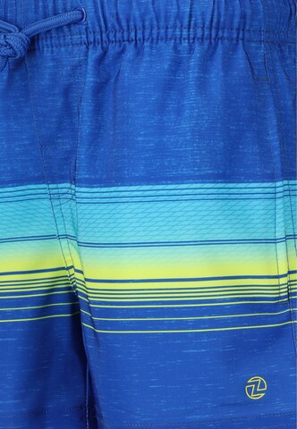 ZigZag Swimming shorts 'Sunset' in Blue