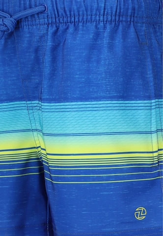 ZigZag Board Shorts 'Sunset' in Blue