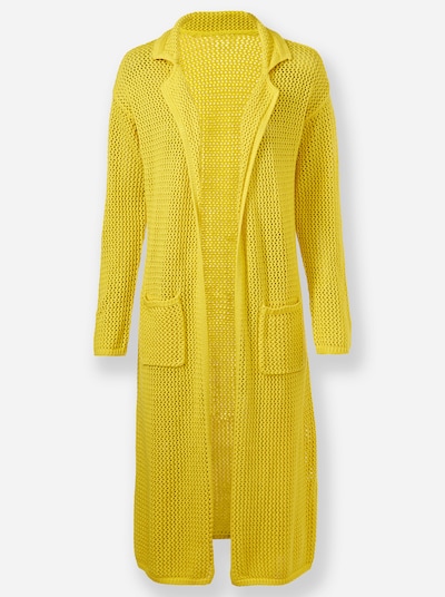 Cappotto in maglia heine di colore limone, Visualizzazione prodotti