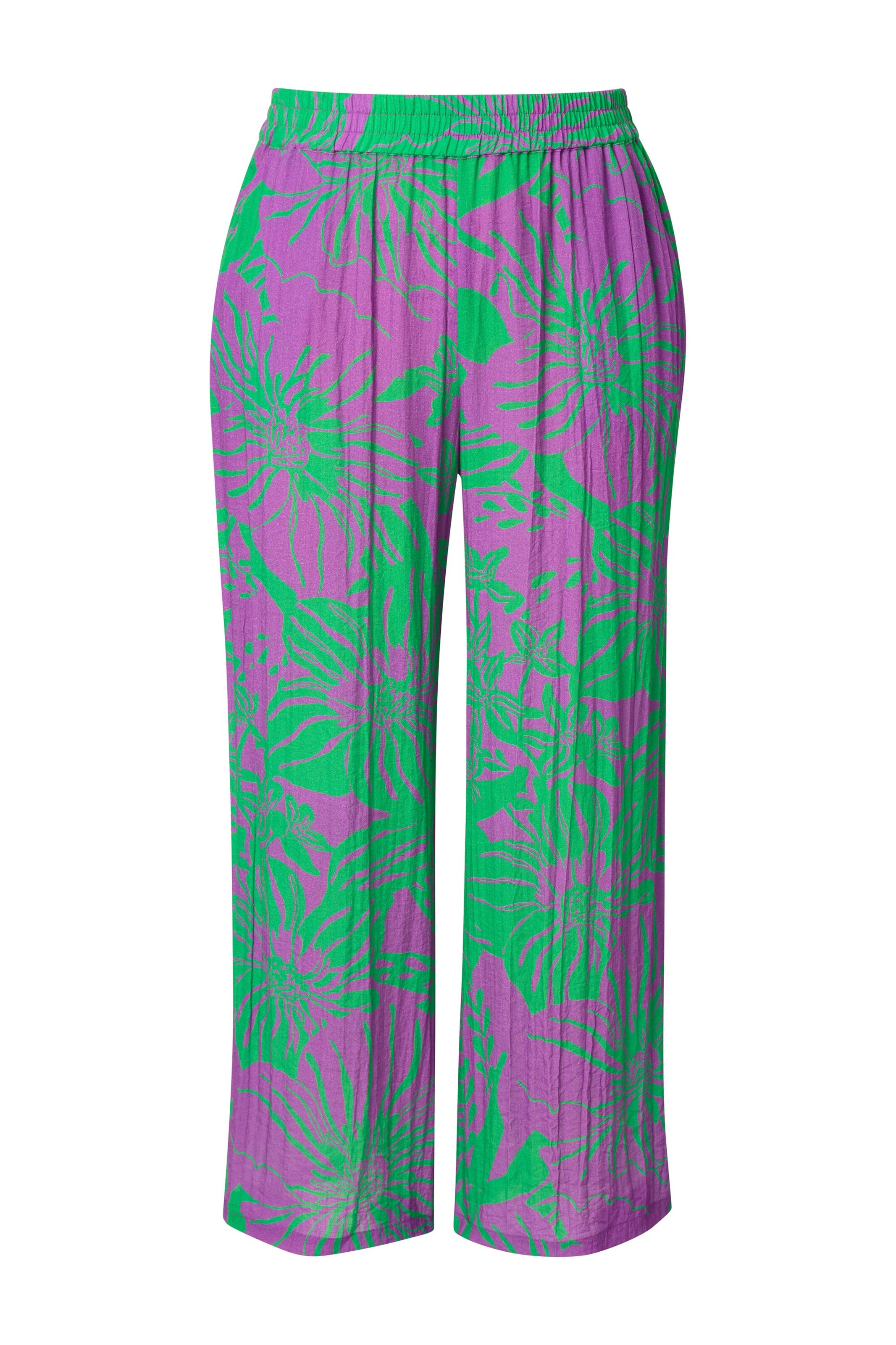 Ulla Popken Loose fit Pants in Green: front