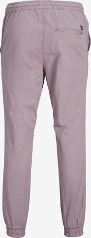 JACK & JONES Tapered Broek 'GORDON' in Lila