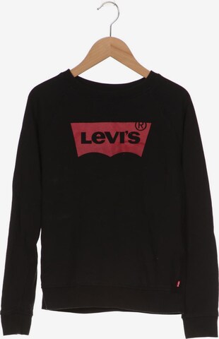 LEVI'S ® Sweatshirt & Zip-Up Hoodie in S in Black: front