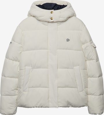 Veste d’hiver Superdry & Co en blanc : devant