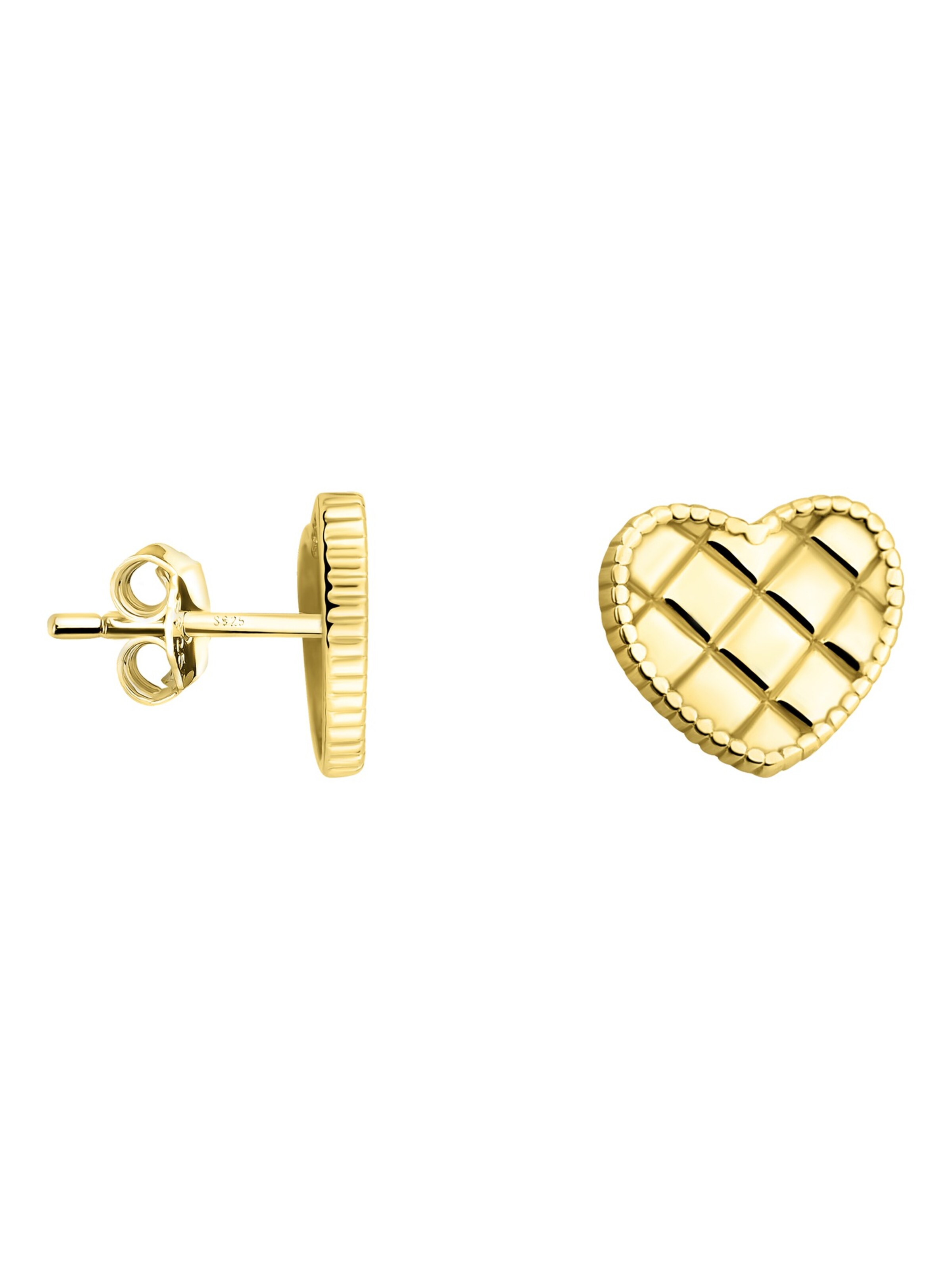 Sofia Milani Earrings 'Heart' in Gold: front