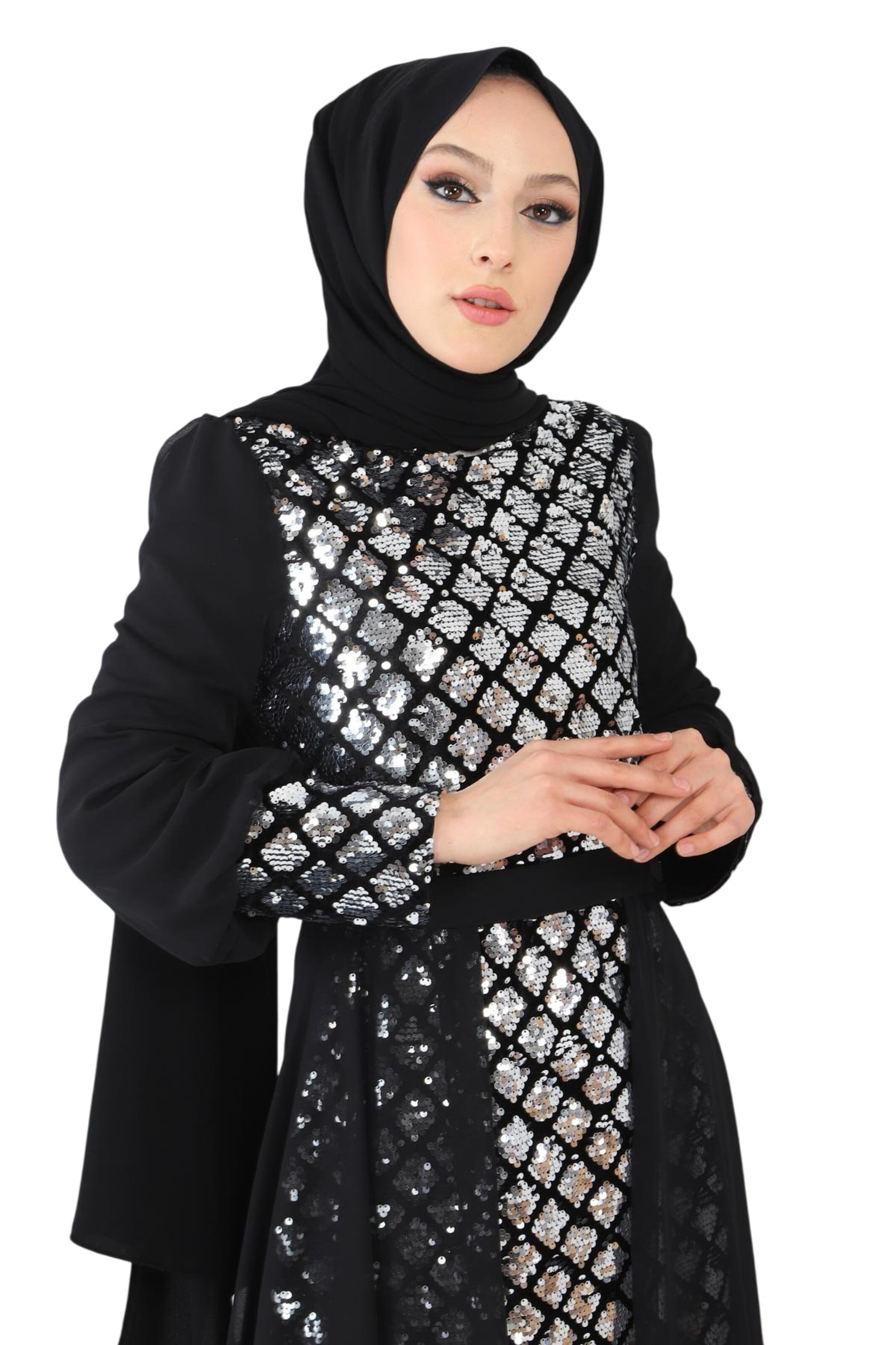 MODAMIHRAM Avondjurk in Zilver