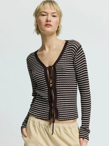 Résumé Sweater ' FinnleyRS ' in Braun: Vorderseite