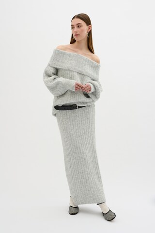 Jupe 'Tiffanie'' KAREN BY SIMONSEN en gris : devant
