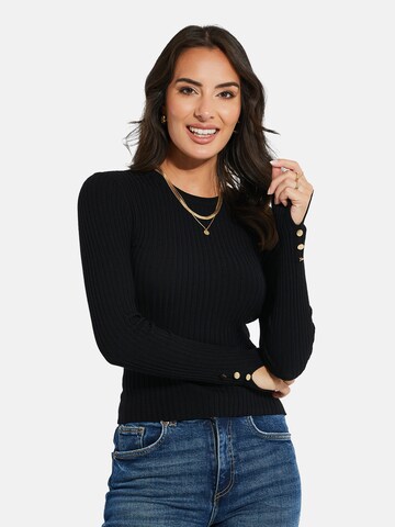 Threadbare Pullover 'Hannah' in Schwarz: predná strana