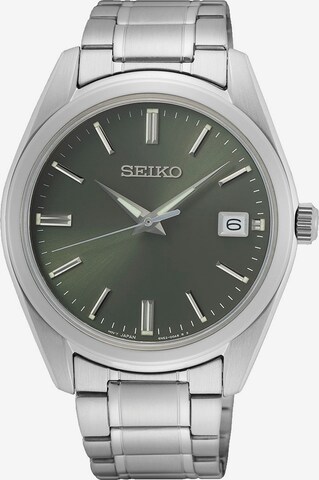 SEIKO Analoog horloge in Zilver: voorkant