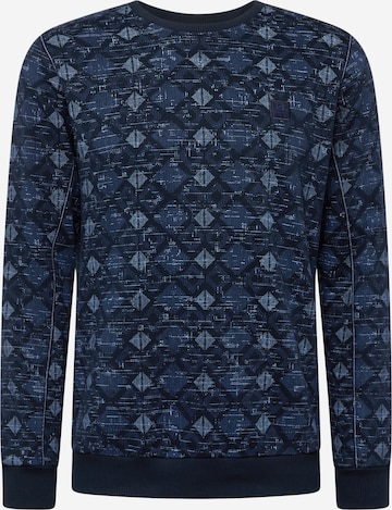 Gabbiano - Pullover em azul: frente