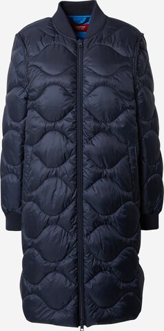 ESPRIT Between-Seasons Coat in Blue: front