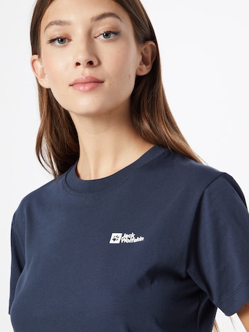 JACK WOLFSKIN Funktionsshirt 'Essential' in Blau