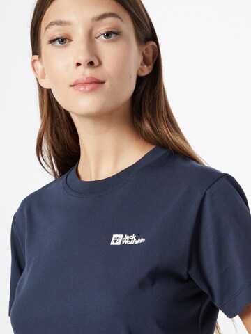 T-shirt 'Essential' JACK WOLFSKIN en bleu