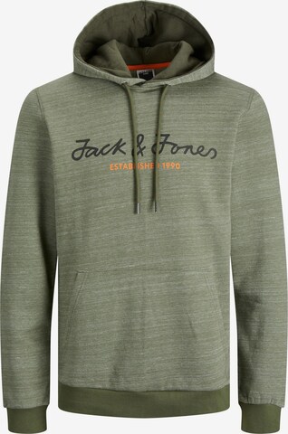 JACK & JONES Sweatshirt 'Berg' in Groen: voorkant
