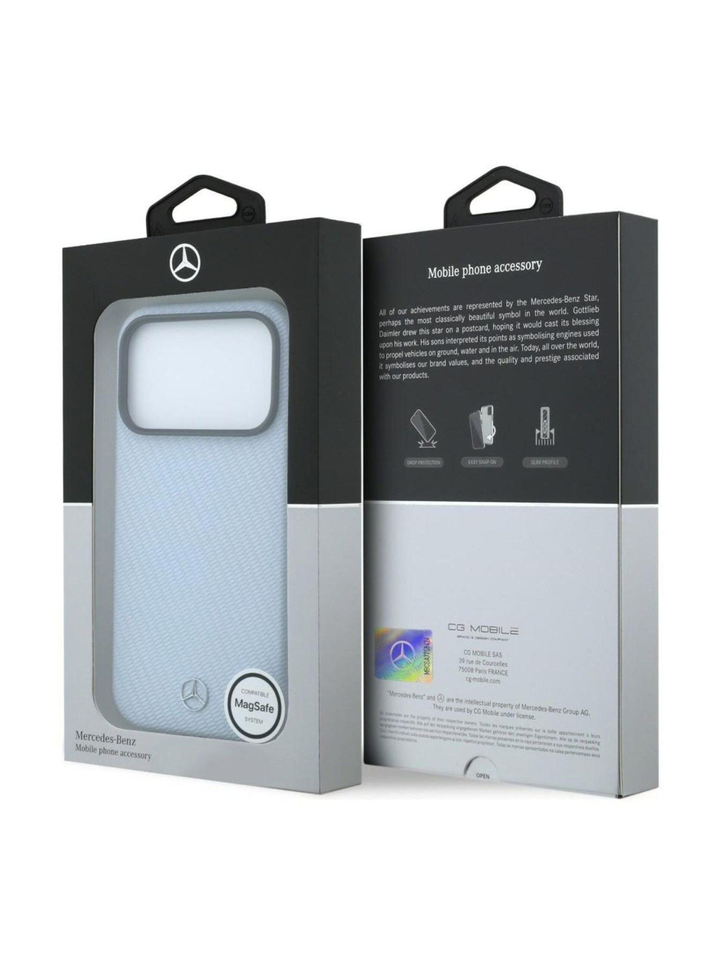 Mercedes Smartphone case 'Mercedes for iPhone 18 Pro Max / 17 Pro Max' in Blue