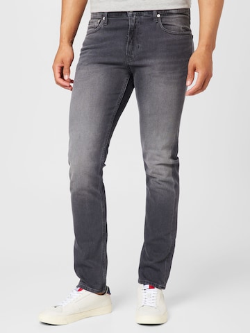 Calvin Klein Jeans Regular Jeans in Zwart: voorkant