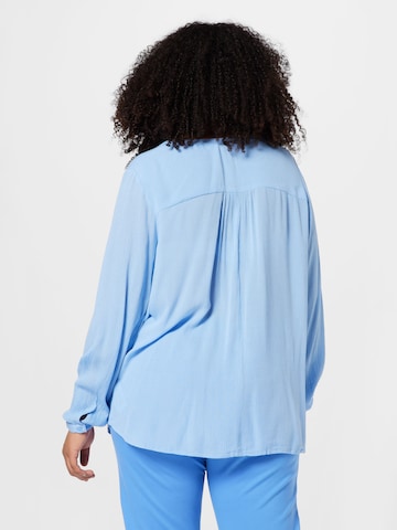 KAFFE CURVE Blouse 'Ami' in Blue