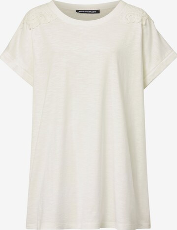 Sara Lindholm Shirt in Beige: voorkant