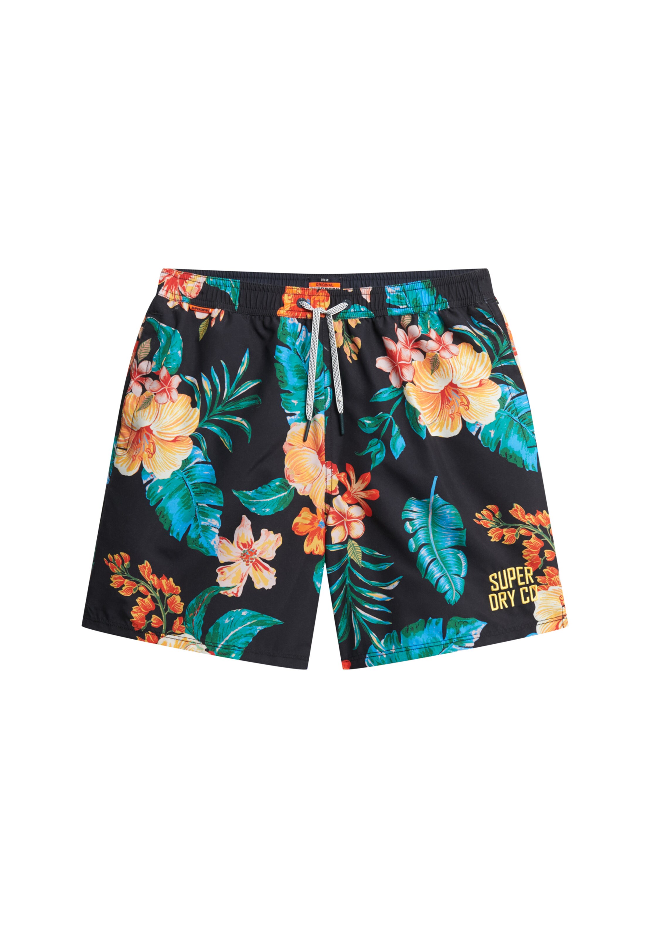 Shorts de bain Superdry en noir : devant