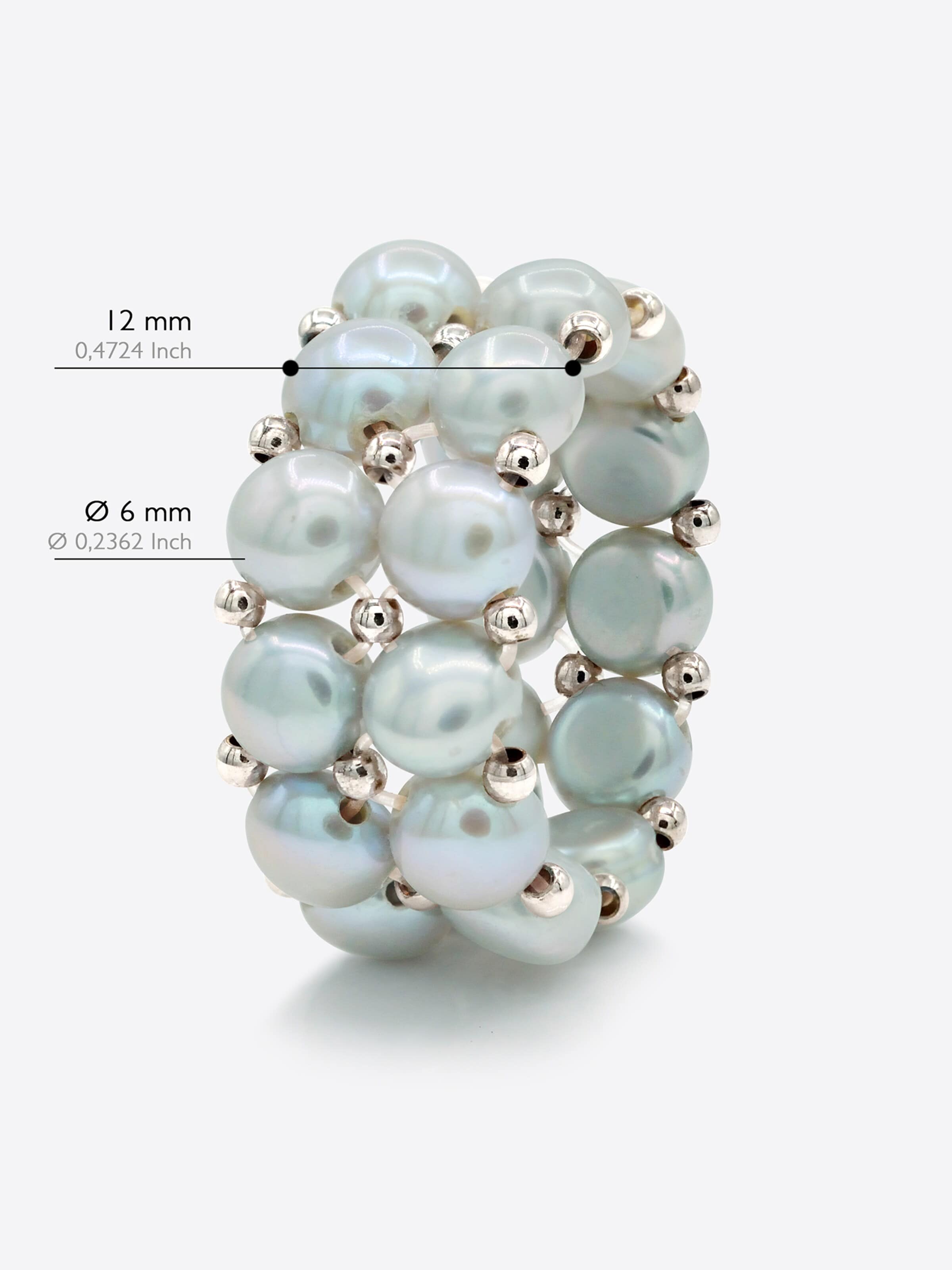 Ateliers Saint Germain Ring 'TUILERIES' in Grijs