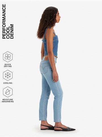LEVI'S ® Tapered Jeans 'Mid Rise Boyfriend' in Blau