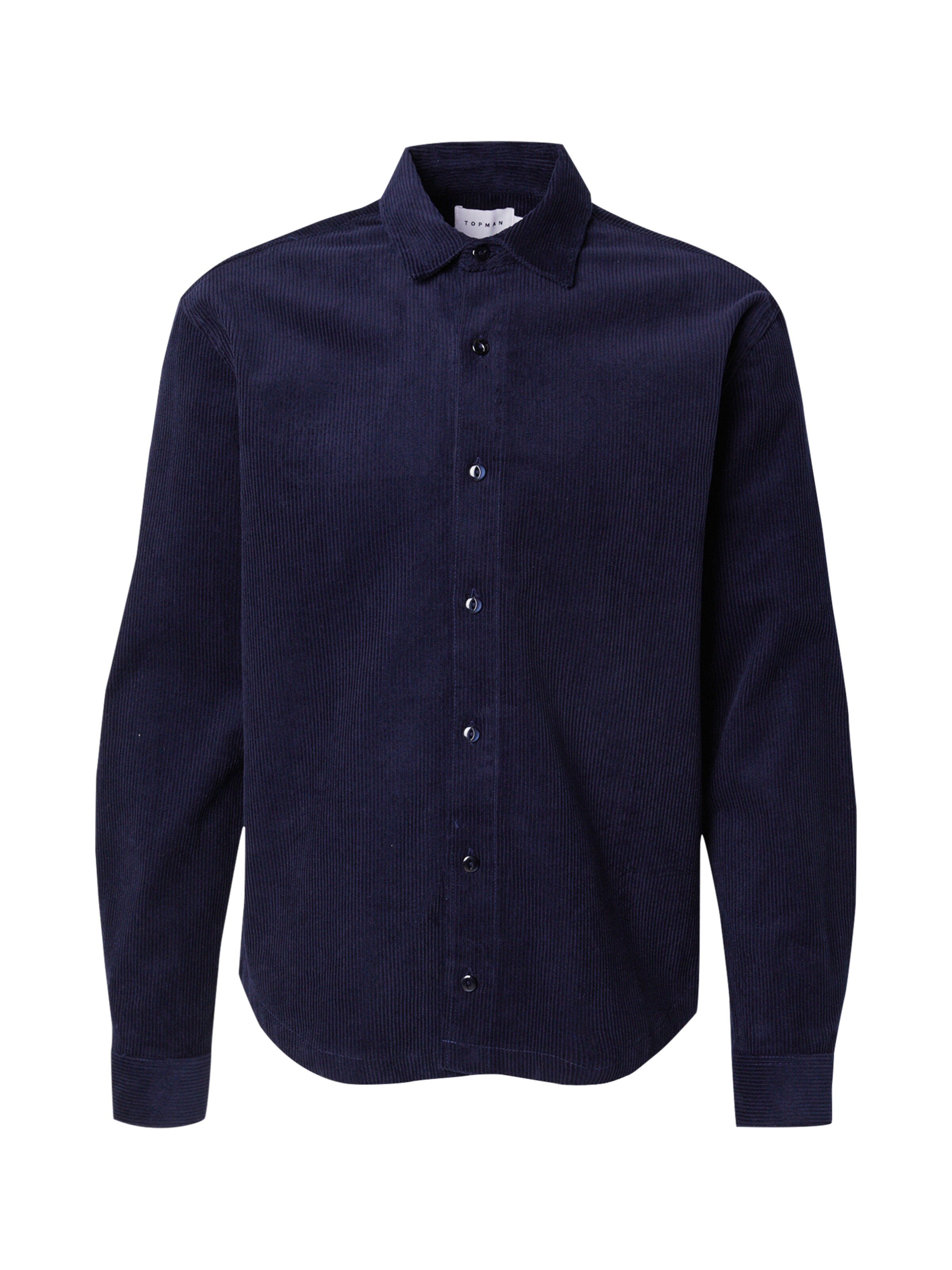 TOPMAN Regular Fit Skjorte i blå: forside