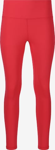 Athlecia Skinny Sporthose 'Bloom' in Rot: Vorderseite